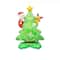 Wizardi 60" x 36" Christmas Tree Standing Foil Balloon Décor